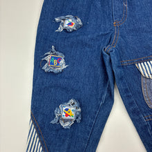 Load image into Gallery viewer, Boys San Ban Cay, blue denim pants, elasticated, GUC, size 2,
