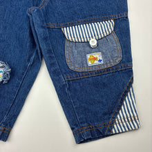 Load image into Gallery viewer, Boys San Ban Cay, blue denim pants, elasticated, GUC, size 2,