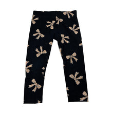 Load image into Gallery viewer, Girls Mango, stretchy leggings, bows, EUC, size 3,