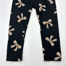Load image into Gallery viewer, Girls Mango, stretchy leggings, bows, EUC, size 3,