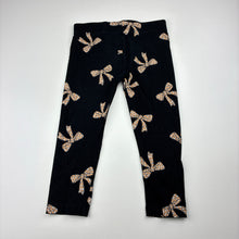 Load image into Gallery viewer, Girls Mango, stretchy leggings, bows, EUC, size 3,