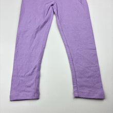 Load image into Gallery viewer, Girls Anko, purple stretchy leggings, elasticated, EUC, size 3,