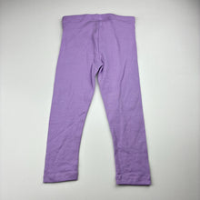 Load image into Gallery viewer, Girls Anko, purple stretchy leggings, elasticated, EUC, size 3,