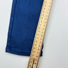 Load image into Gallery viewer, Unisex H&amp;M, blue stretch denim pants, adjustable, EUC, size 6,