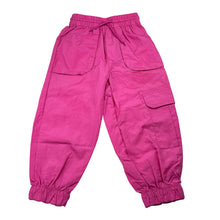 Load image into Gallery viewer, Girls Cotton On, pink lightweight cargo pants, elasticated, EUC, size 3,