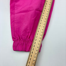 Load image into Gallery viewer, Girls Cotton On, pink lightweight cargo pants, elasticated, EUC, size 3,
