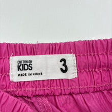 Load image into Gallery viewer, Girls Cotton On, pink lightweight cargo pants, elasticated, EUC, size 3,