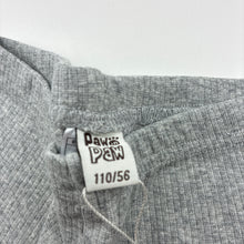 Load image into Gallery viewer, Girls Paw in Paw, grey ribbed leggings, elasticated, NEW, size 5,