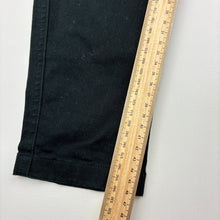 Load image into Gallery viewer, Boys Uniqlo, black stretch cotton pants adjustable, EUC, size 6,