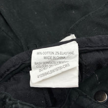 Load image into Gallery viewer, Boys Milkshake, black stretch cotton pants adjustable, EUC, size 4,
