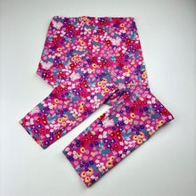 Load image into Gallery viewer, Girls Anko, colourful stretchy floral leggings, GUC, size 7,