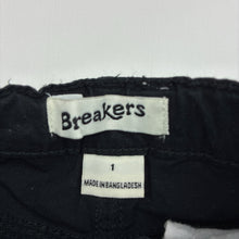 Load image into Gallery viewer, Boys Breakers, stretch cotton pants adjustable, GUC, size 1,