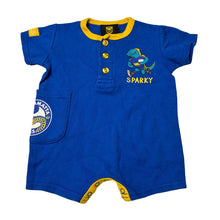 Load image into Gallery viewer, Unisex NRL Supporter, Parramatta Eels cotton romper, GUC, size 00,