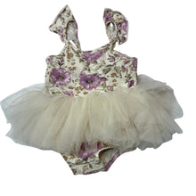 Load image into Gallery viewer, Girls Baby Baby, floral tutu romper, EUC, size 2,