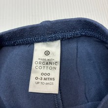 Load image into Gallery viewer, Unisex Target, organic cotton blend stretchy leggings, EUC, size 000,
