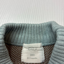 Load image into Gallery viewer, Unisex Bilbi, knitted cotton sweater / jumper, EUC, size 000,
