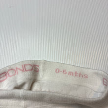 Load image into Gallery viewer, Girls Bonds, white stretchy stockings / tights, EUC, size 000-00,