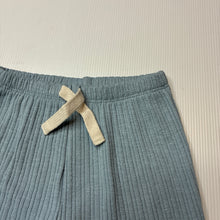 Load image into Gallery viewer, Unisex Target, blue ribbed stretchy pants / bottoms, elasticated, GUC, size 000,