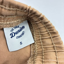 Load image into Gallery viewer, Boys 1964 Denim Co, stretch cotton shorts, elasticated, GUC, size 5,