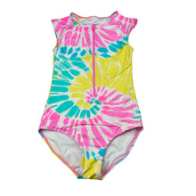 Load image into Gallery viewer, Girls tie dyed, swim one-piece, GUC, size 9,