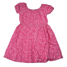 Load image into Gallery viewer, Girls Anko, pink &amp; white floral viscose dress, GUC, size 10, L: