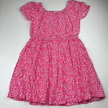 Load image into Gallery viewer, Girls Anko, pink &amp; white floral viscose dress, GUC, size 10, L:
