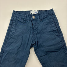 Load image into Gallery viewer, Boys Country Road, blue cotton pants, adjustable, wash fade, FUC, size 2,