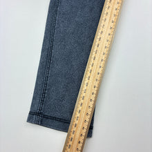 Load image into Gallery viewer, Girls Zara, stretchy denim leggings, elasticated, wash fade, FUC, size 7,