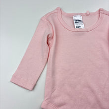 Load image into Gallery viewer, Girls Anko, pink cotton bodysuit / romper, EUC, size 000,