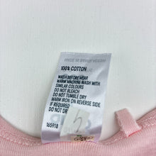 Load image into Gallery viewer, Girls Anko, pink cotton bodysuit / romper, EUC, size 000,