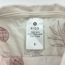 Load image into Gallery viewer, Unisex Target, Australian cotton t-shirt / top, EUC, size 1,