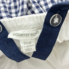 Load image into Gallery viewer, Girls Country Road, spliced cotton summer top, EUC, size 000,