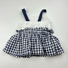 Load image into Gallery viewer, Girls Country Road, spliced cotton summer top, EUC, size 000,