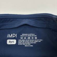 Load image into Gallery viewer, Girls IMPI, navy bootcut leggings / tights, EUC, size 8,