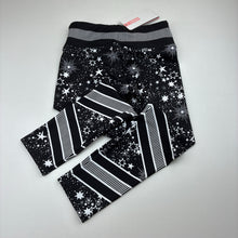 Load image into Gallery viewer, Girls SYLVIA P, shooting star 7/8 tights / leggings, NEW, size 10,