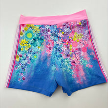 Load image into Gallery viewer, Girls SYLVIA P, colourful floral dance / gymnastics shorts, EUC, size 8,