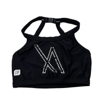 Load image into Gallery viewer, Girls SYLVIA P, black dance / gymnastics crop top, EUC, size 10,