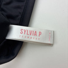 Load image into Gallery viewer, Girls SYLVIA P, black dance / gymnastics crop top, EUC, size 10,