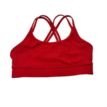Load image into Gallery viewer, Girls IMPI, red dance / gymnastics crop top, EUC, size 10,