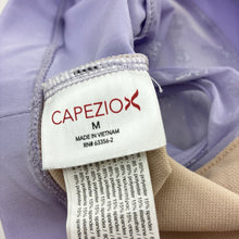 Load image into Gallery viewer, Girls Capezio, purple dance crop top, butterflies, EUC, size 7-8,