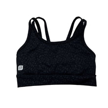 Load image into Gallery viewer, Girls SYLVIA P, black dance / gymnastics crop top, EUC, size 10,