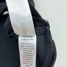 Load image into Gallery viewer, Girls SYLVIA P, black dance / gymnastics crop top, EUC, size 10,