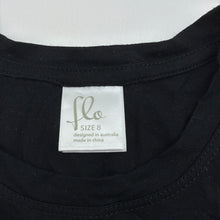 Load image into Gallery viewer, Girls Flo, stretchy cropped twist-front dance top, EUC, size 8,