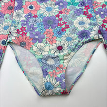 Load image into Gallery viewer, Girls Anko, floral long sleeve swim one-piece, FUC, size 8,