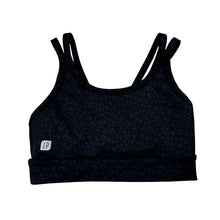 Load image into Gallery viewer, Girls SYLVIA P, black dance / gymnastics crop top, EUC, size 10,