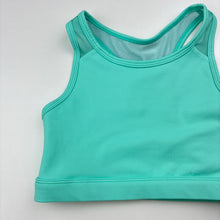 Load image into Gallery viewer, Girls aqua, dance / gymnastics crop top, EUC, size 8,