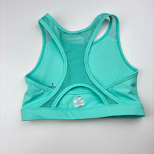 Load image into Gallery viewer, Girls aqua, dance / gymnastics crop top, EUC, size 8,