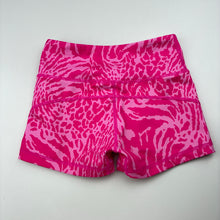 Load image into Gallery viewer, Girls IMPI, pink animal print dance / sports shorts, EUC, size 10,
