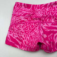 Load image into Gallery viewer, Girls IMPI, pink animal print dance / sports shorts, EUC, size 10,
