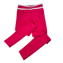Load image into Gallery viewer, Girls SYLVIA P, pink dance / gymnastics leggings / tights, EUC, size 10,